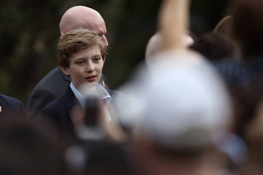 Barron Trump em Washington - 17/04/2017