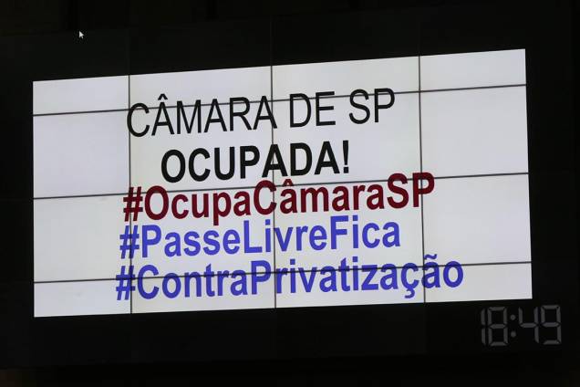 Estudantes ocupam Câmara de São Paulo Estudantes ocupam Câmara de São Paulo