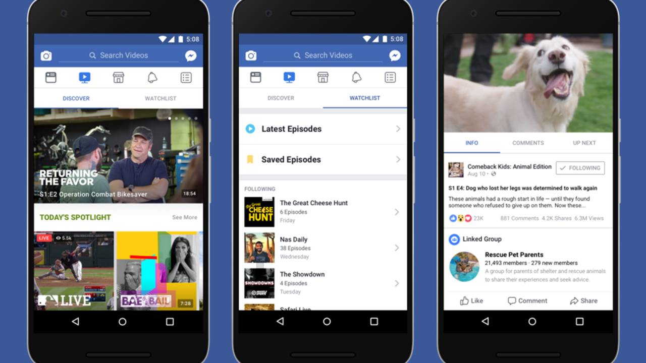 Facebook - Watch - Vídeos