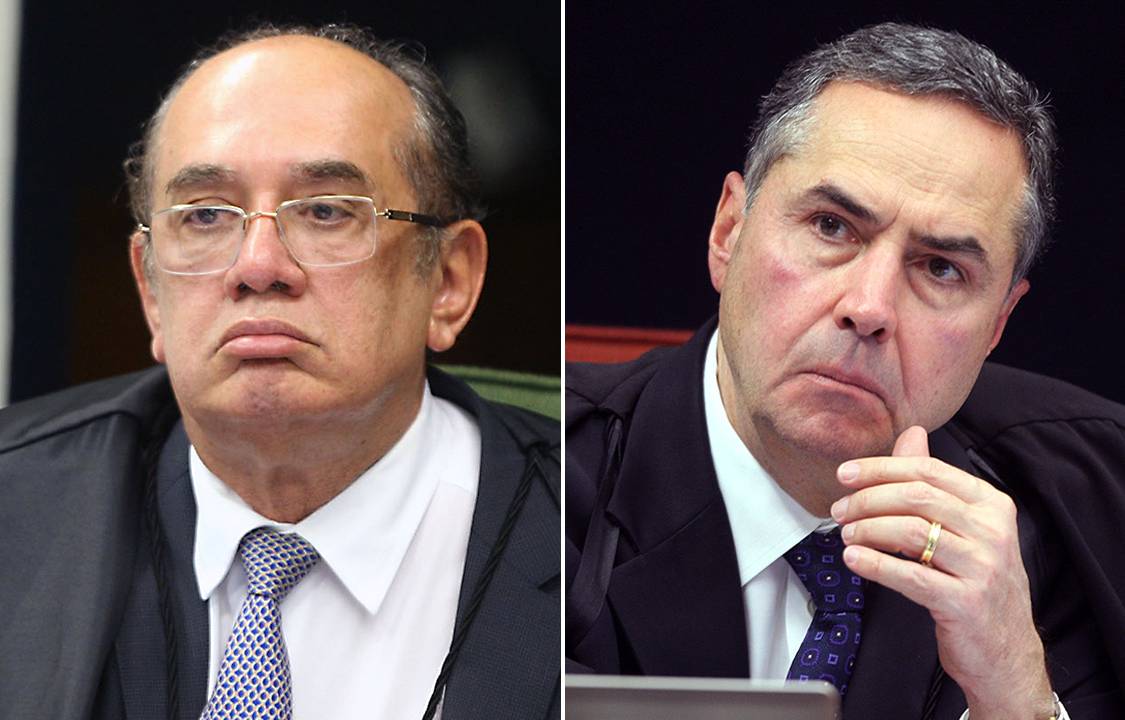 Gilmar Mendes e Luís Roberto Barroso, ministros do STF