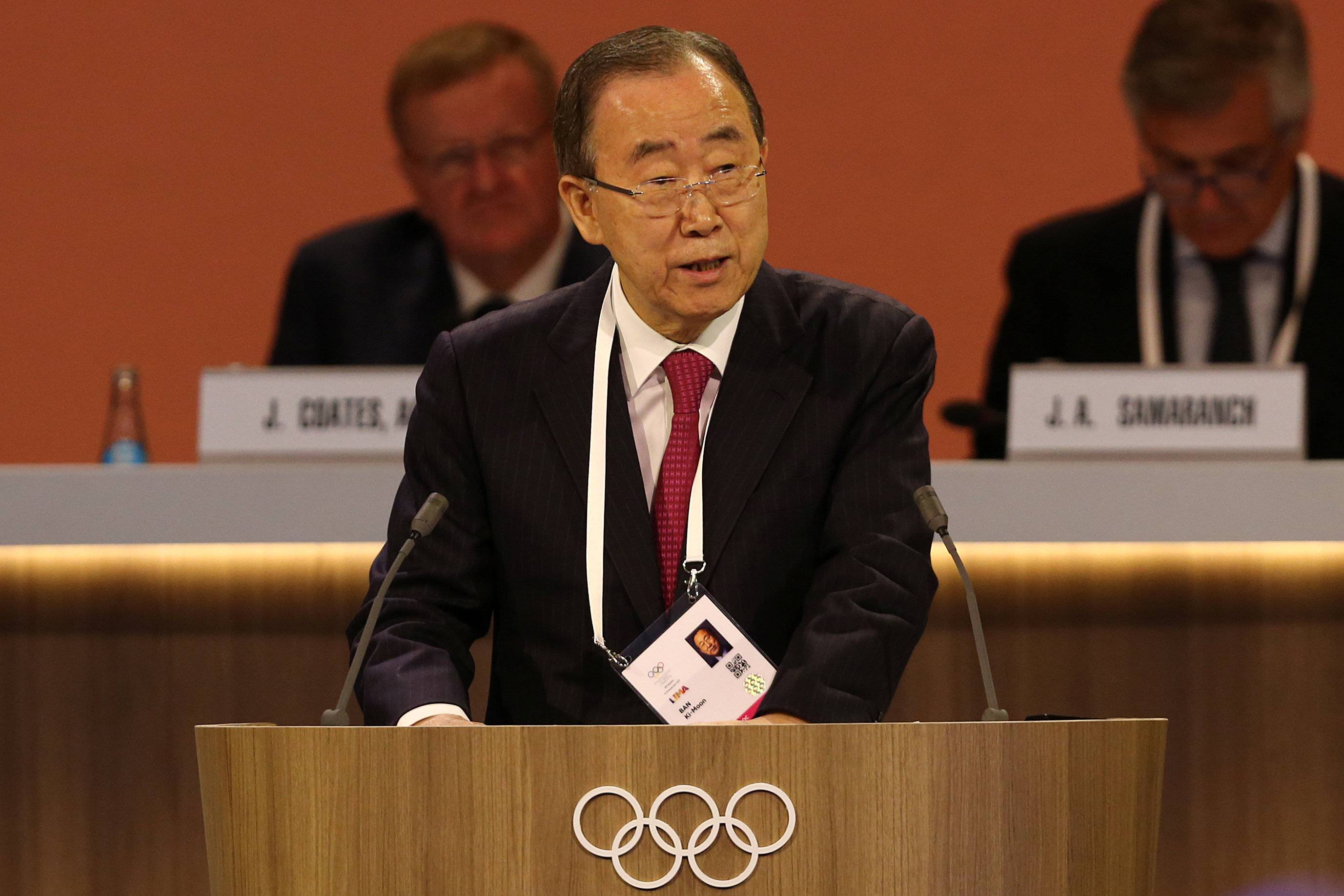 Ban Ki-Moon é eleito presidente do Conselho de Ética do COI