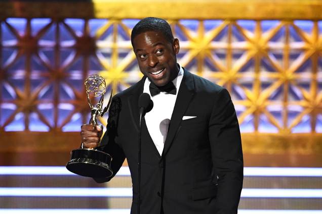 O ator Sterling K. Brown na 69º premiação Emmy Awards, em Los Angeles - 17/09/2017 O ator Sterling K. Brown na 69º premiação Emmy Awards, em Los Angeles - 17/09/2017