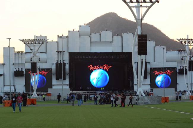 Vista da Cidade do Rock in Rio 2017