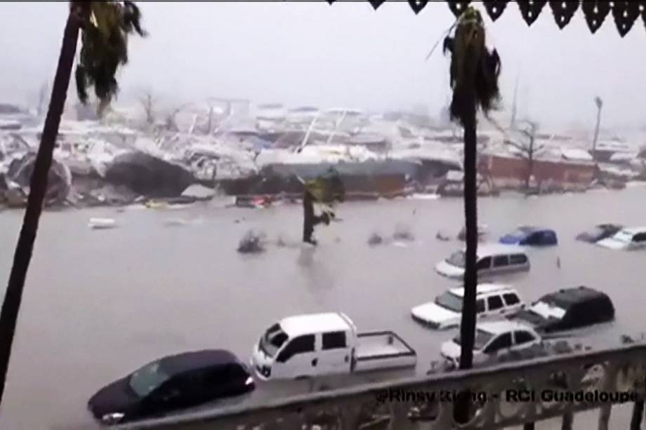 Furacão Irma deixou devastação na Ilha de Saint Martin, no Caribe - 07/09/2017