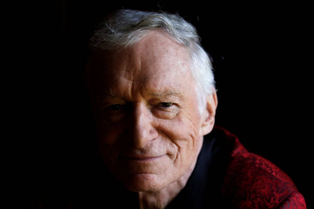 Hugh Hefner &eacute; retratado na mans&atilde;o da Playboy, em Los Angeles, no estado americano da Calif&oacute;rnia - 27/07/2010