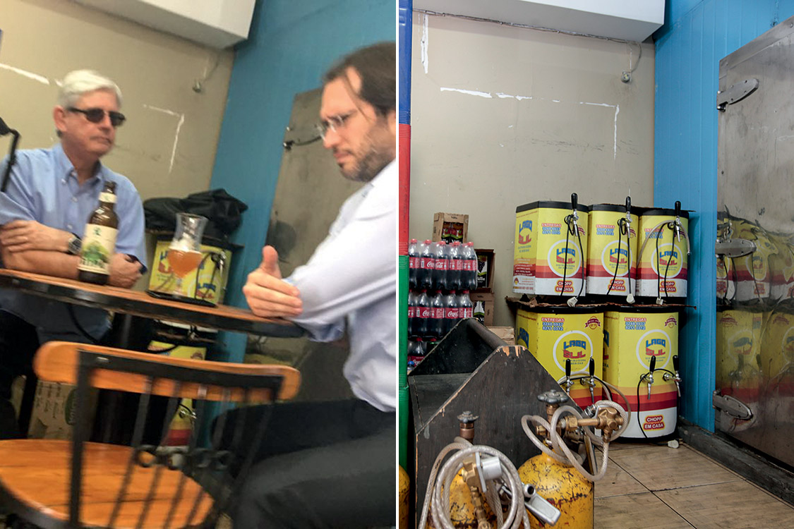 Fora da agenda &ndash; Janot e o &ldquo;encontro fortuito&rdquo; com o advogado da JBS num bar de Bras&iacute;lia: a mesa, antes escondida entre caixas de cerveja, desapareceu