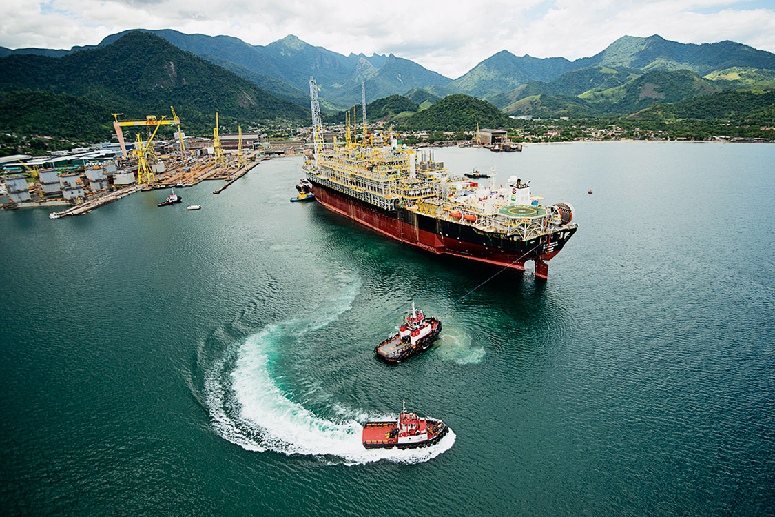 Novas fronteiras &ndash; Plataforma Cidade de S&atilde;o Paulo, usada na explora&ccedil;&atilde;o da Bacia de Santos, no litoral paulista