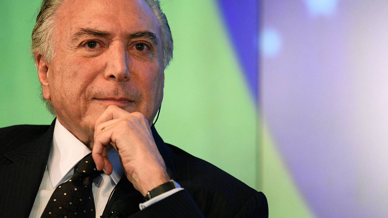 O presidente Michel Temer
