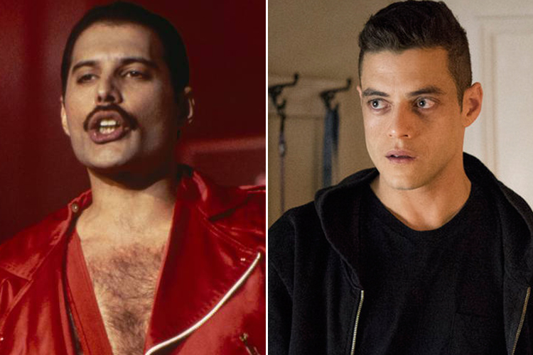 Ator de ‘Mr. Robot’ encarna Freddie Mercury em foto de filme