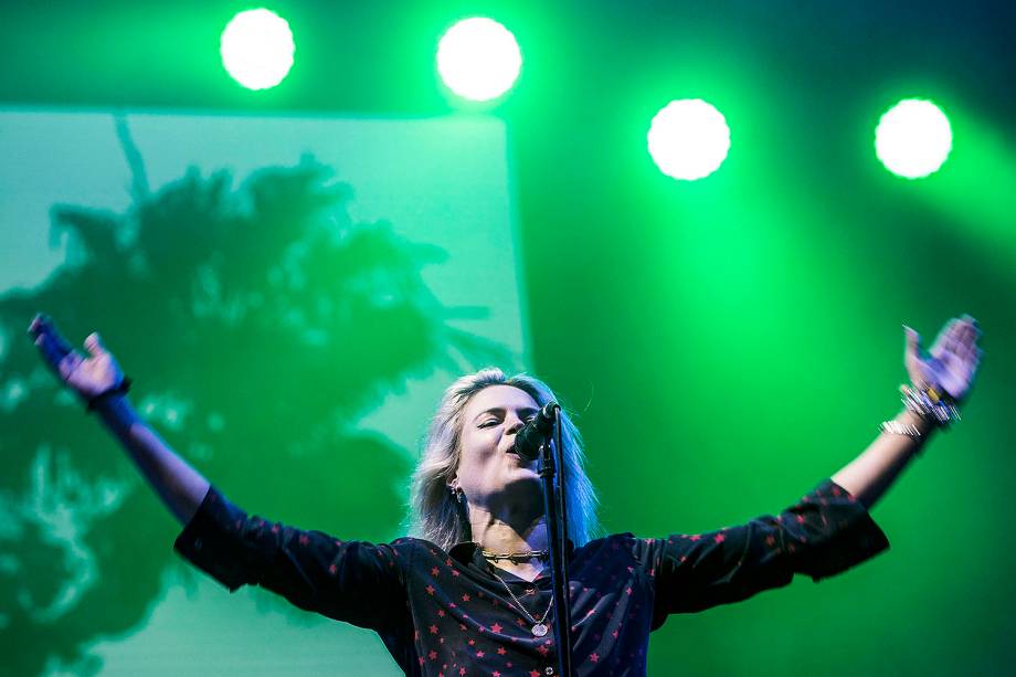 Show de The Kills no palco Sunset durante a 7ª edição do Rock in Rio, no Parque Olímpico, na capital fluminense - 21/09/2017
