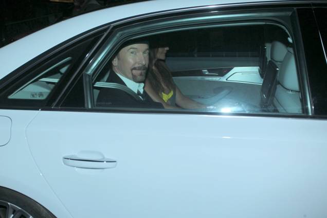 The Edge, da banda U2, chegando no casamento de Michelle Alves, no Rio de Janeiro The Edge, da banda U2, chegando no casamento de Michelle Alves, no Rio de Janeiro