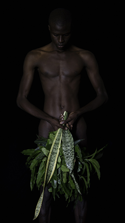 'Gaye com Folhas Gu', de Ayrson Heráclito (Macaúbas, Bahia, Brasil, 1968, vive em Salvador, Brasil) 'Gaye com Folhas Gu', de Ayrson Heráclito (Macaúbas, Bahia, Brasil, 1968, vive em Salvador, Brasil)