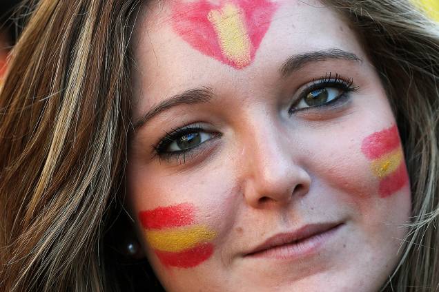 Manifestantes contrários à independência da Catalunha saem às ruas em Barcelona - 29/10/2017 Manifestantes contrários à independência da Catalunha saem às ruas em Barcelona - 29/10/2017