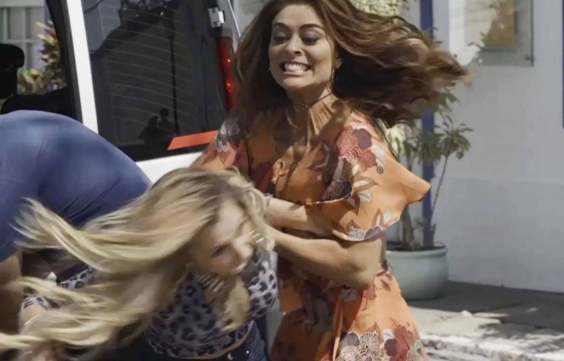 Briga de Bibi e Carine em A Força do Querer