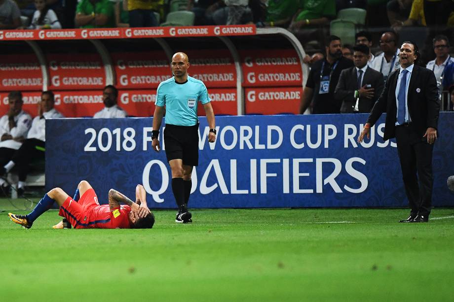 Partida entre Brasil e Chile, válida pela 18ª rodada (última) das Eliminatórias Sul-Americanas da Copa de 2018 (Rússia) no Allianz Parque, em São Paulo (SP) - 10/10/2017