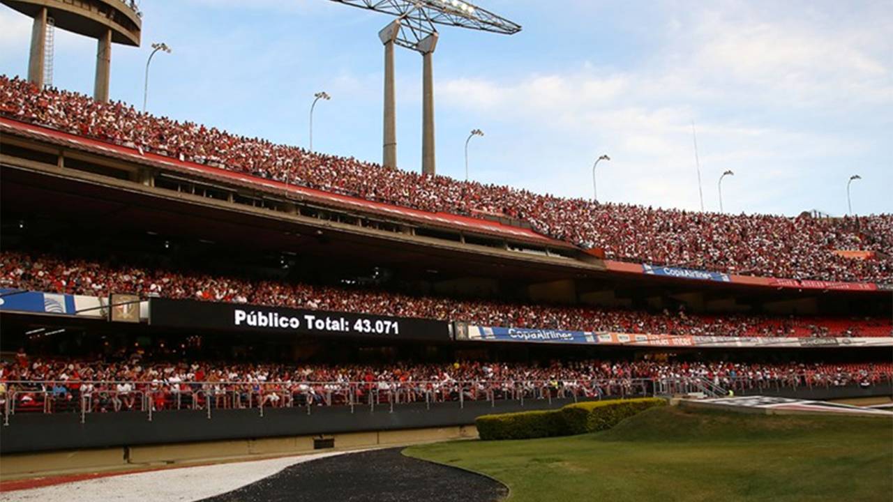 Torcida do São Paulo no Morumbi