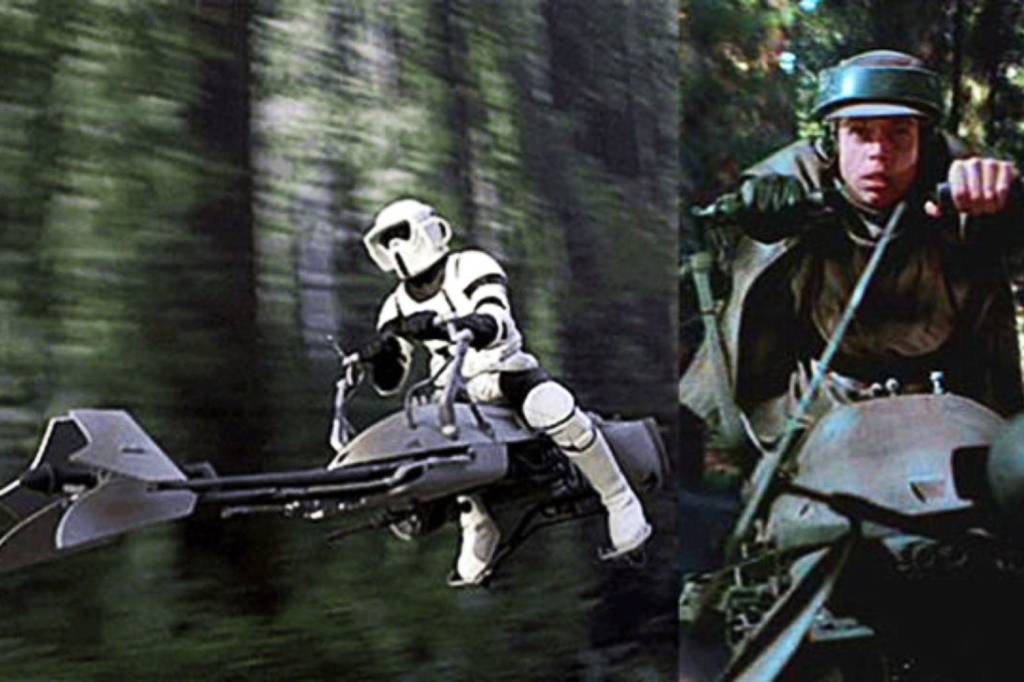 Hoverbike star wars