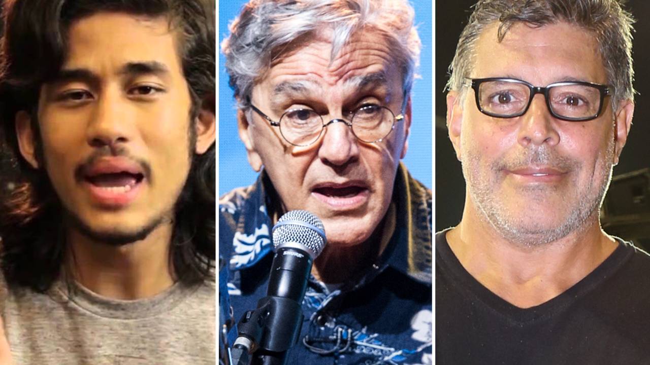 Kim Kataguiri, Caetano Veloso e Alexandre Frota