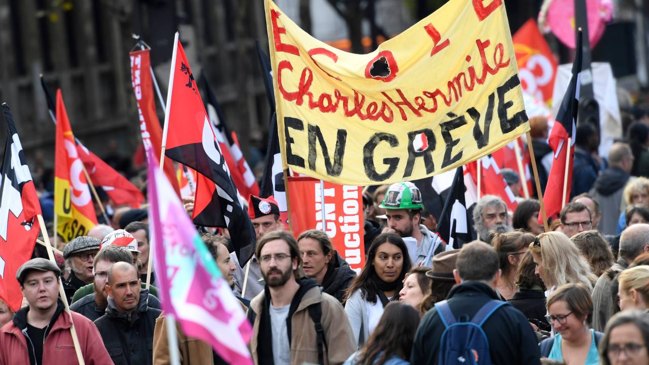 Greve na França