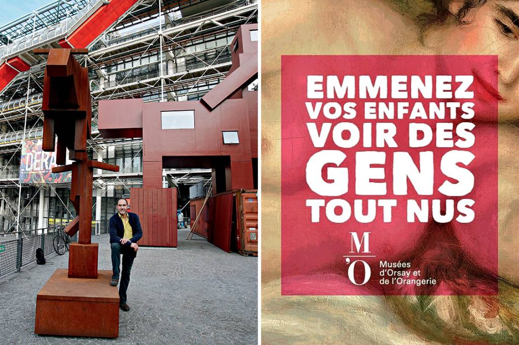 862441566 - Dutch artist Joep van Lieshout poses in front of his artwork named