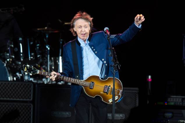 Paul McCartney durante show da turnê One On One no Allianz Parque, em São Paulo - 15/10/2017 Paul McCartney durante show da turnê One On One no Allianz Parque, em São Paulo - 15/10/2017