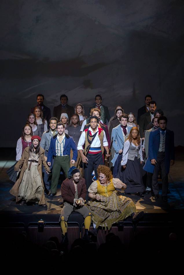 O elenco do musical Les Misérables O elenco do musical Les Misérables