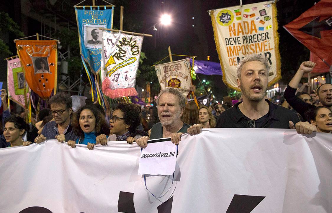 Protesto contra Michel Temer - Rio de Janeiro