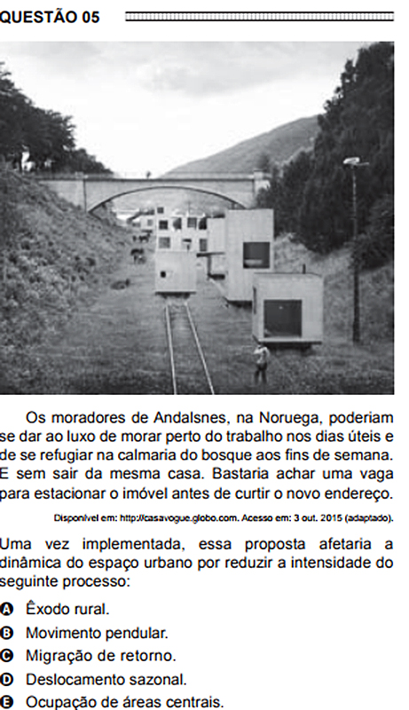 Prova Enem - dif&iacute;ceis - Quest&atilde;o 05