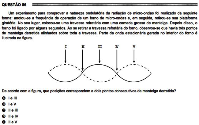 Prova Enem - difíceis - Questão 86