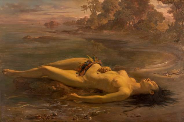 'Moema', de Victor Meirelles (Florianópolis, Brasil, 1832 – Rio de Janeiro, Brasil, 1903) 'Moema', de Victor Meirelles (Florianópolis, Brasil, 1832 – Rio de Janeiro, Brasil, 1903)