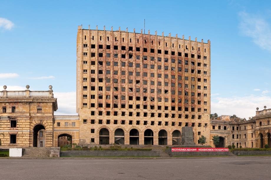 Parlamento em Sukhumi, Abkhazia.