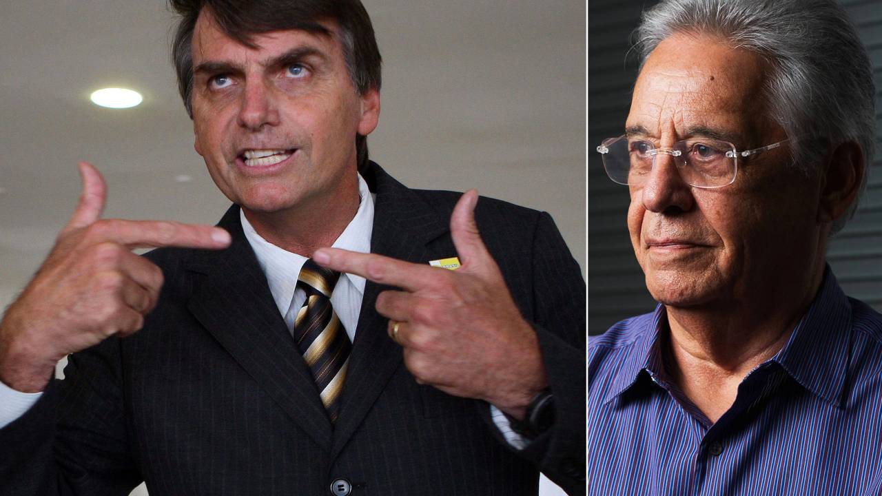 Jair Bolsonaro e Fernando Henrique Cardoso