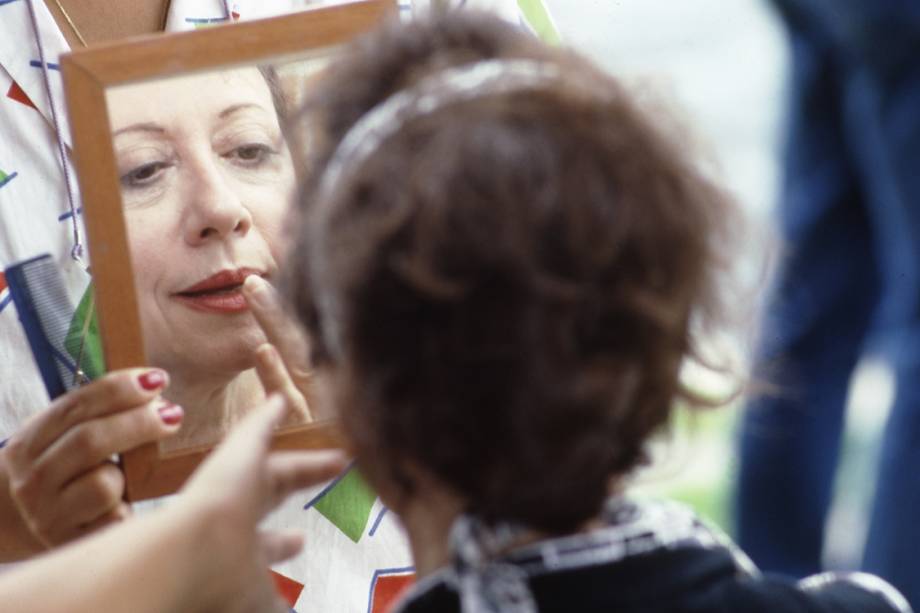 Fernanda Montenegro na já clássica novela 'Cambalacho', de 1986, em que fazia a trambiqueira Nana