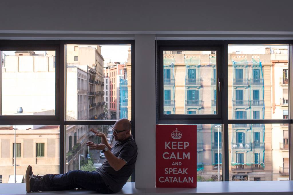 Barcelona 30/10/2017 – Cenas da cidade de Barcelona para matéria especial sobre a identidade catalã e independência da Catalunha. Foto Jonne Roriz