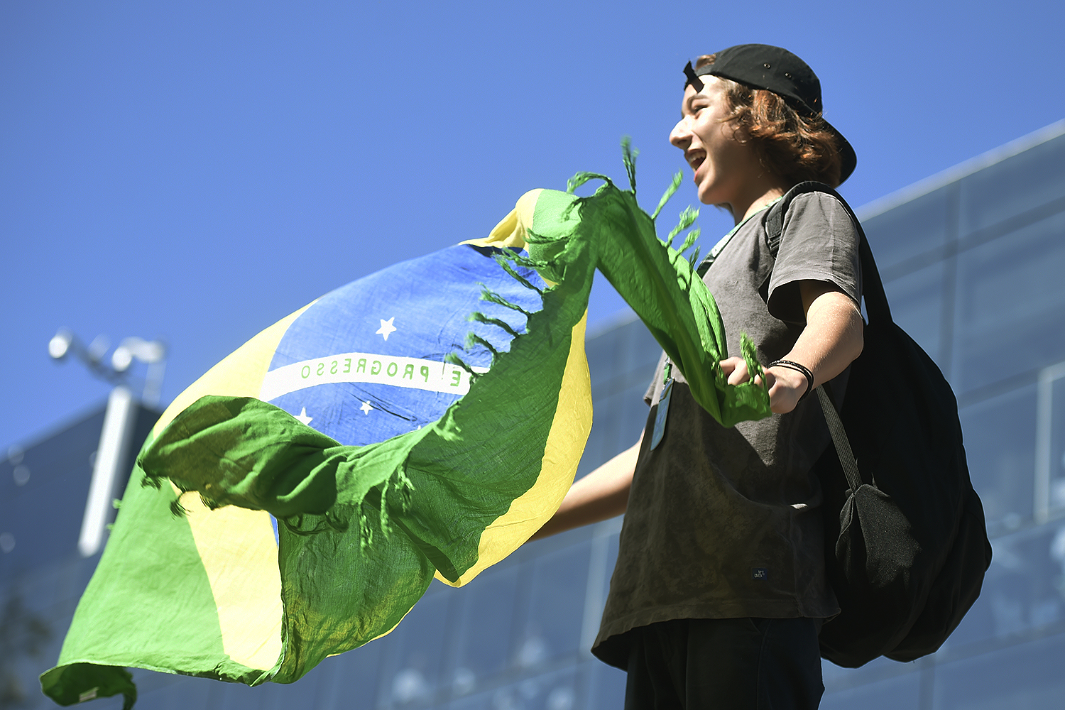 Movimenta&ccedil;&atilde;o no Aut&oacute;dromo de Interlagos ap&oacute;s a corrida do Grande Pr&ecirc;mio do Brasil de F&oacute;rmula 1