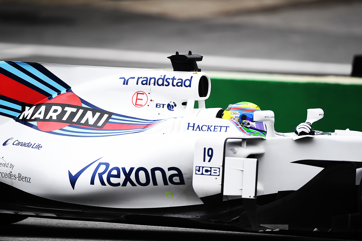 O piloto Felipe Massa, da Williams, durante segundo dia de treino livre para o Grande Pr&ecirc;mio do Brasil, no Aut&oacute;dromo de Interlagos - 11/11/2017