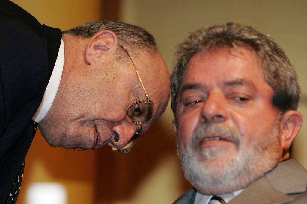 Henrique Meirelles e Lula