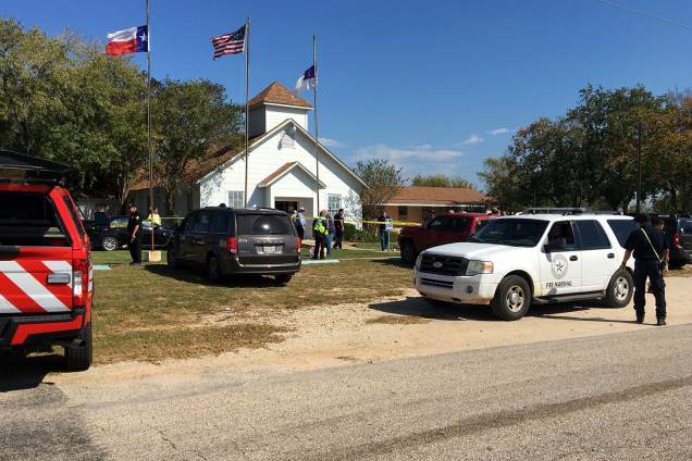 Tiroteio em igreja no Texas neste domingo - 05/11/2017 Tiroteio em igreja no Texas neste domingo - 05/11/2017