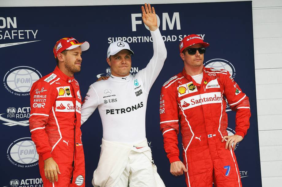 O finlandês Valtteri Bottas garante a pole position no GP do Brasil, no autódromo de Interlagos, em São Paulo