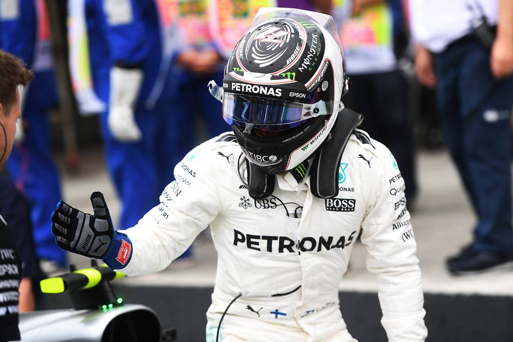 O finland&ecirc;s Valtteri Bottas garante a pole position no GP do Brasil, no aut&oacute;dromo de Interlagos, em S&atilde;o Paulo