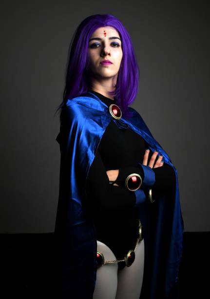 Cosplay do personagem Ravena, na CCXP 2017, em São Paulo