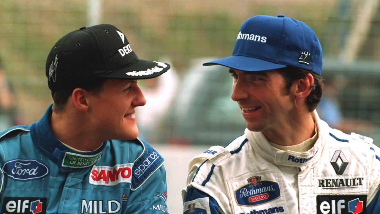 Michael Schumacher e Damon Hill