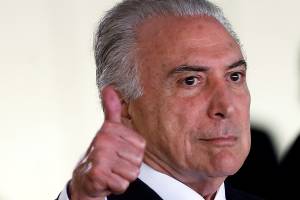 O presidente Michel Temer