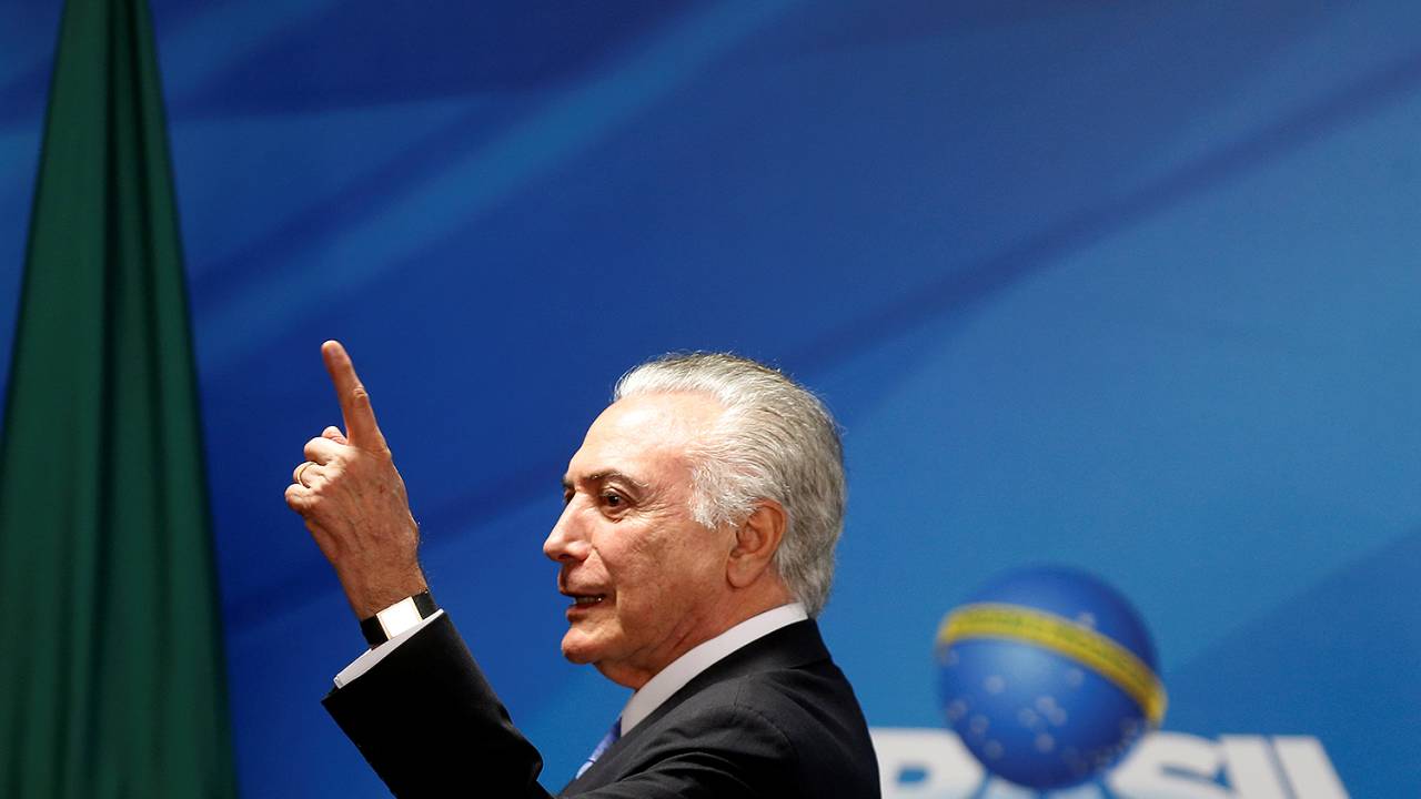 O Presidente Michel Temer