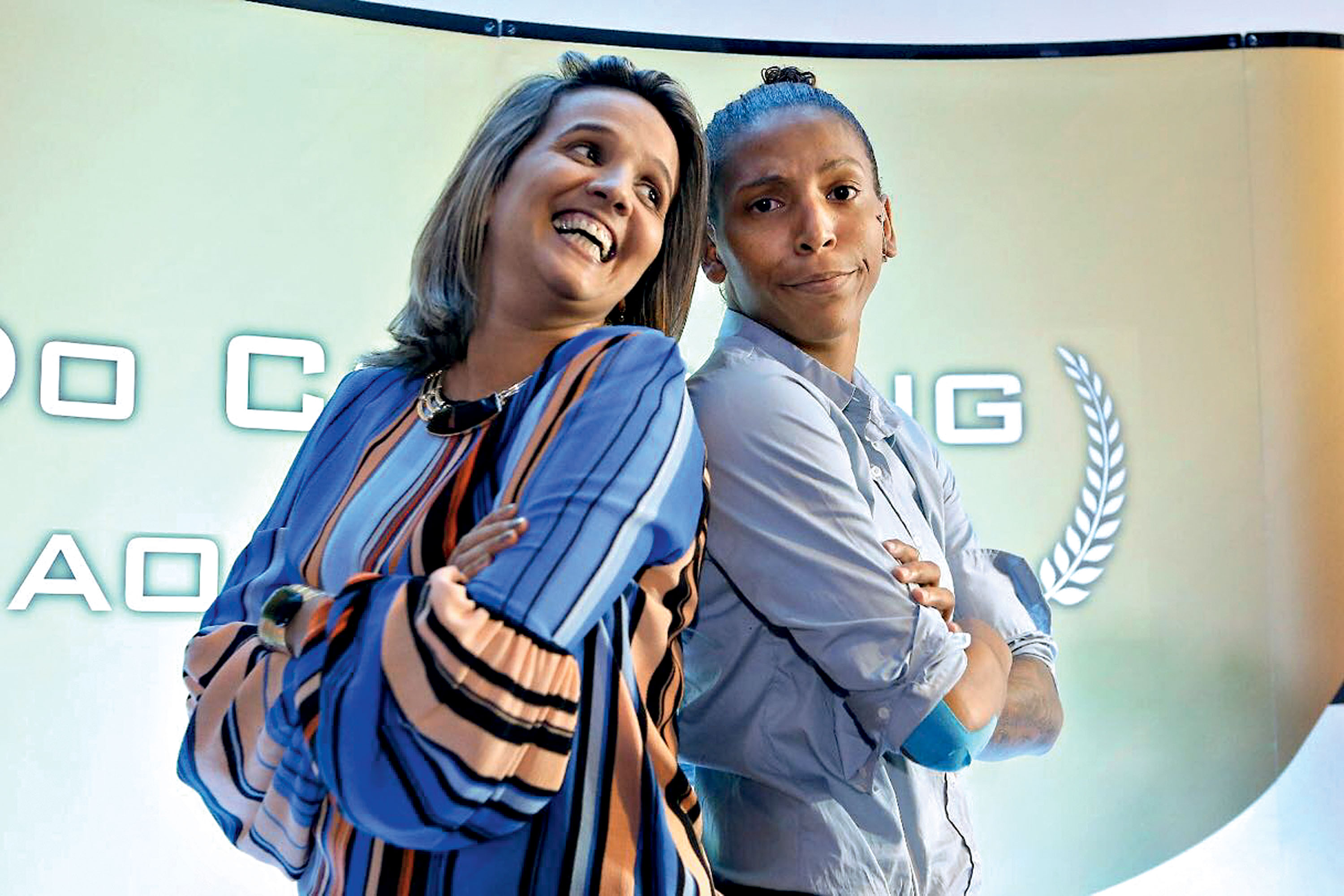 Nell Salgado e Rafaela Silva