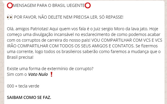 Sergio moro Fake 1