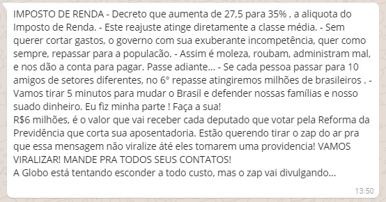 boato imposto e previdência