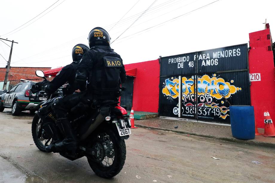 Fachada do ´´Forró do Gago´´, em Fortaleza (CE), local onde 14 pessoas foram mortas em chacina - 27/01/2018