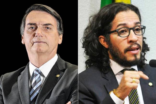 Os deputados Jair Bolsonaro (PSC-RJ) e Jean Wyllys (PSOL-RJ)