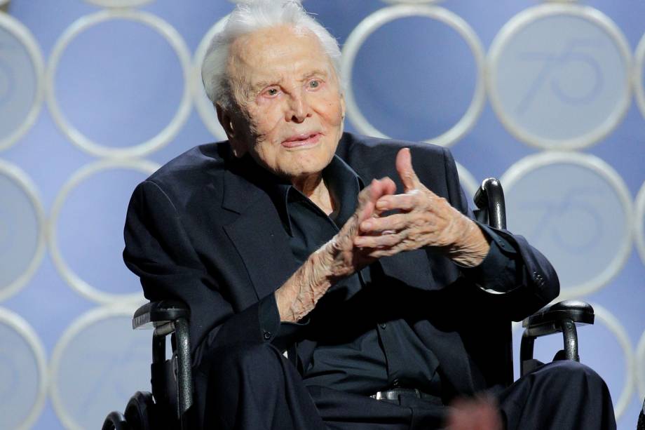 Kirk Douglas homenageado no Globo de Ouro 2018